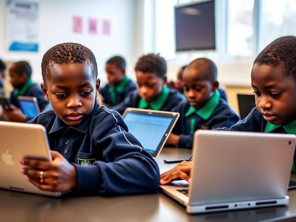 SmartKids learners participating in Computer Literacy