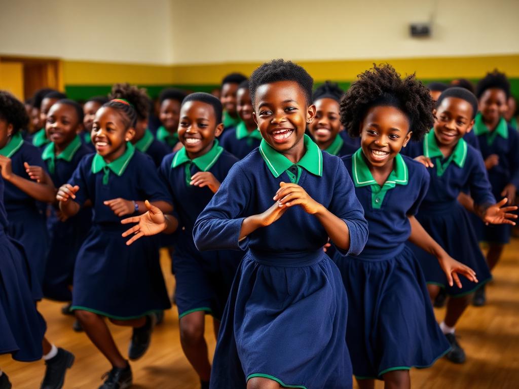 SmartKids learners participating in Dancing