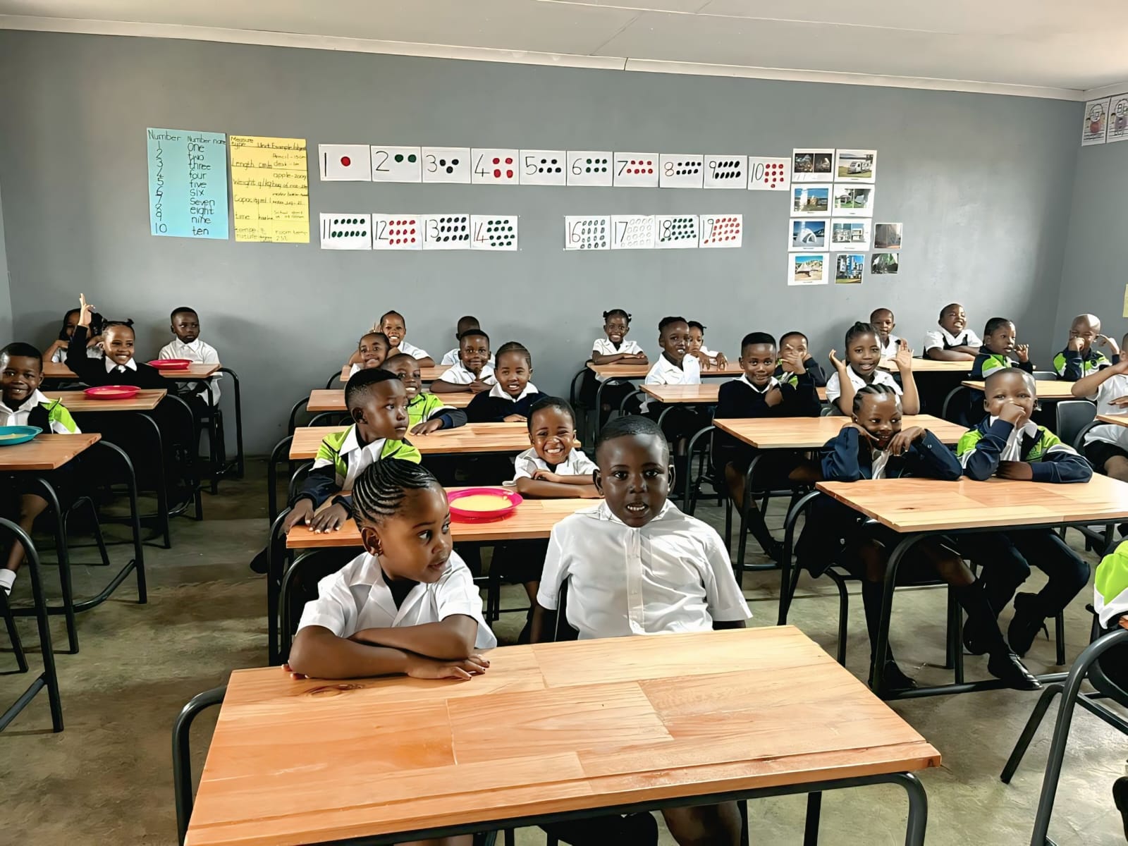 Students learning together in the classroom